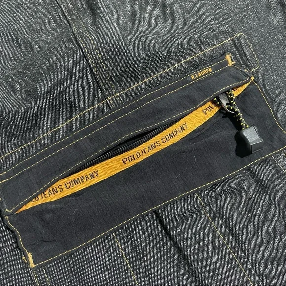 Vintage vtg polo jeans company military pant shorts like new